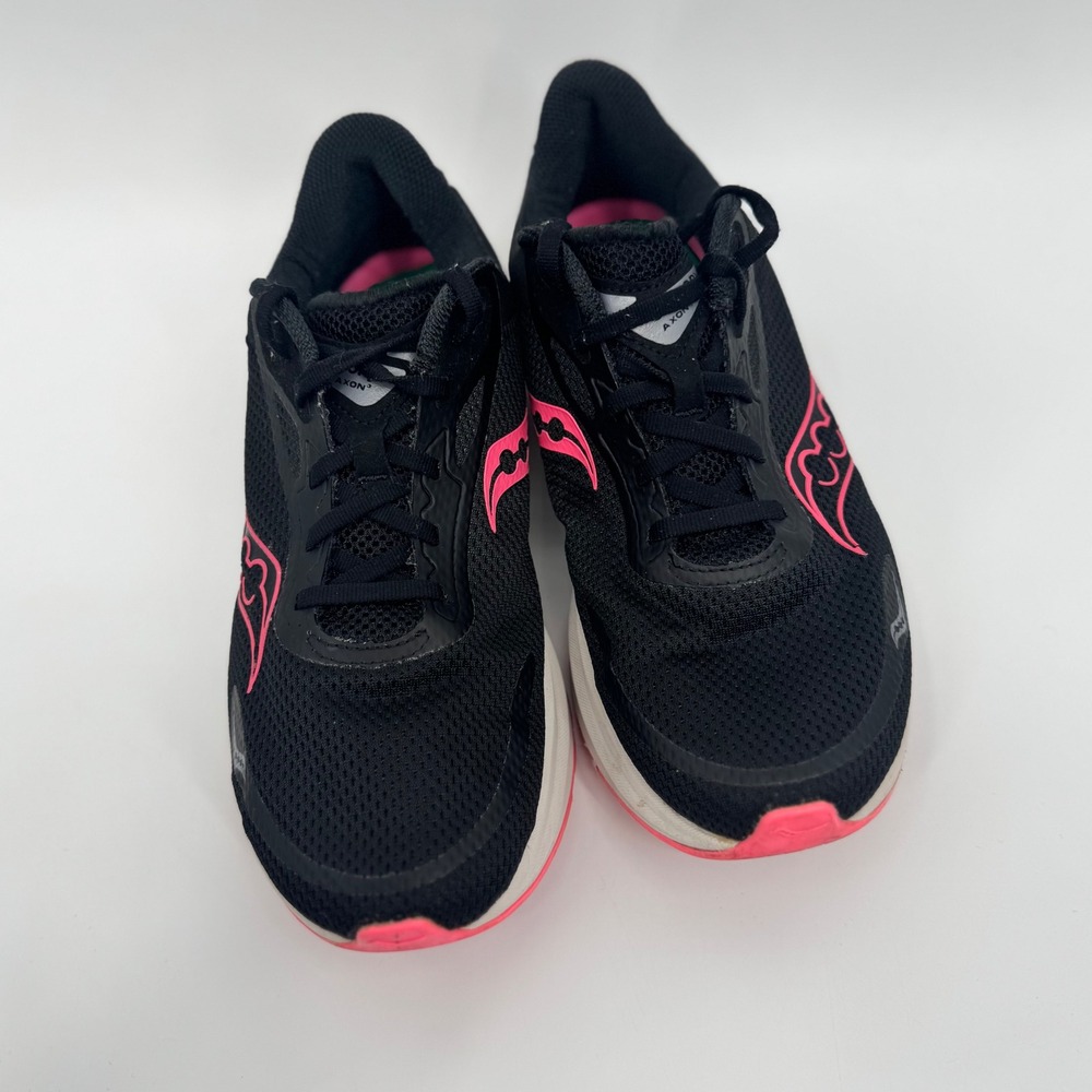 Saucony Axon 3 Women's Running Shoes Black Pink Size‎ 9 Lightweight - Picture 2 of 10